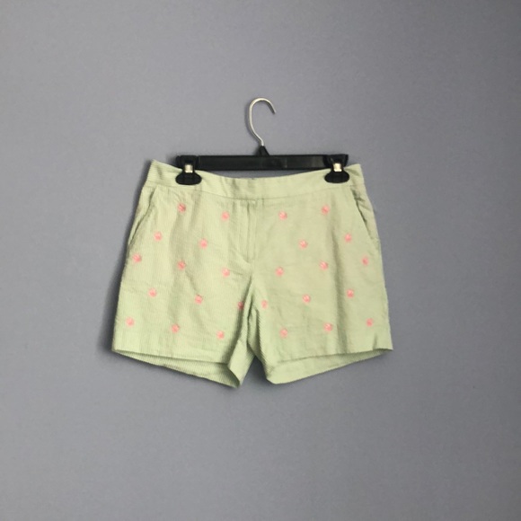 Brooks Brothers Pants - ⭕️ PRICE FIRM 346 Brooks Brothers Size 4 Green Seersucker Shorts